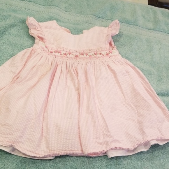 laura ashley smocked dress